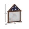 Flash Furniture Quincy Flag and Certificate Display Case, Solid Pine Wood Flag Shadow Box, Dark Brown Finish HMHD-22M142Y-RSTBRN-GG - alternate 7